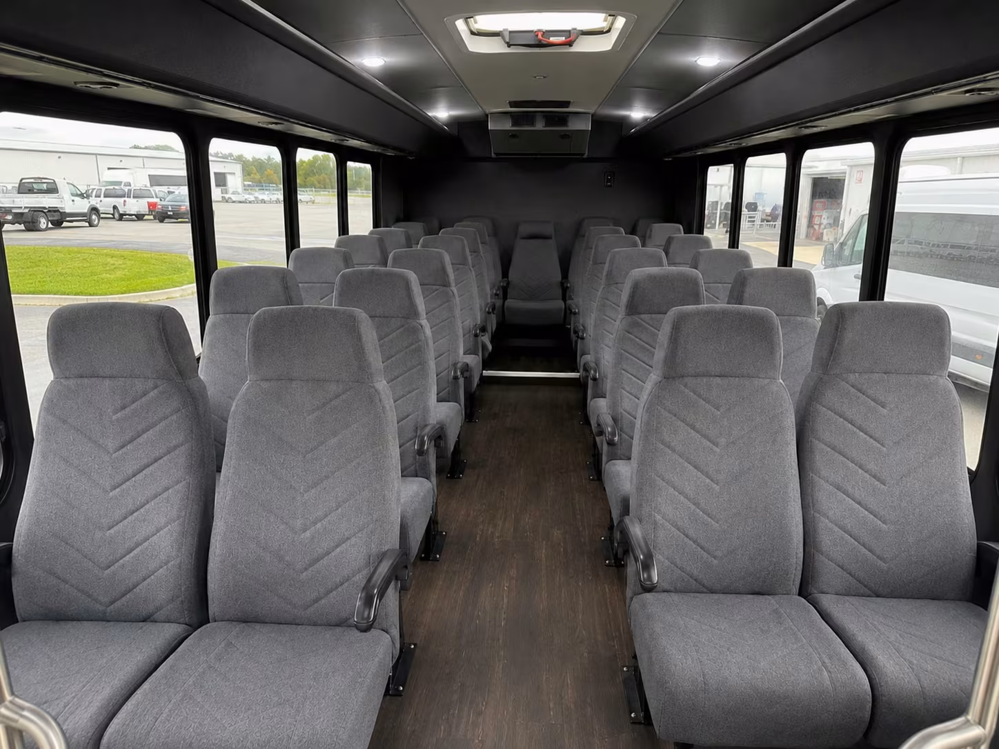 18 passenger minibus interior