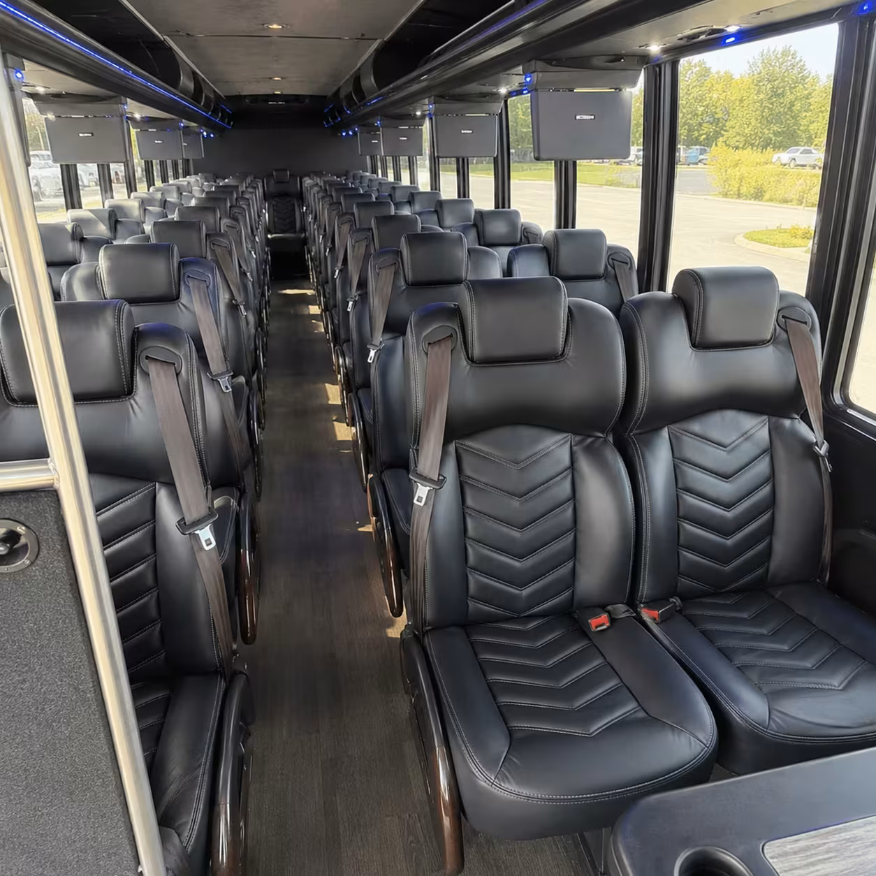 28 passenger minibus inside