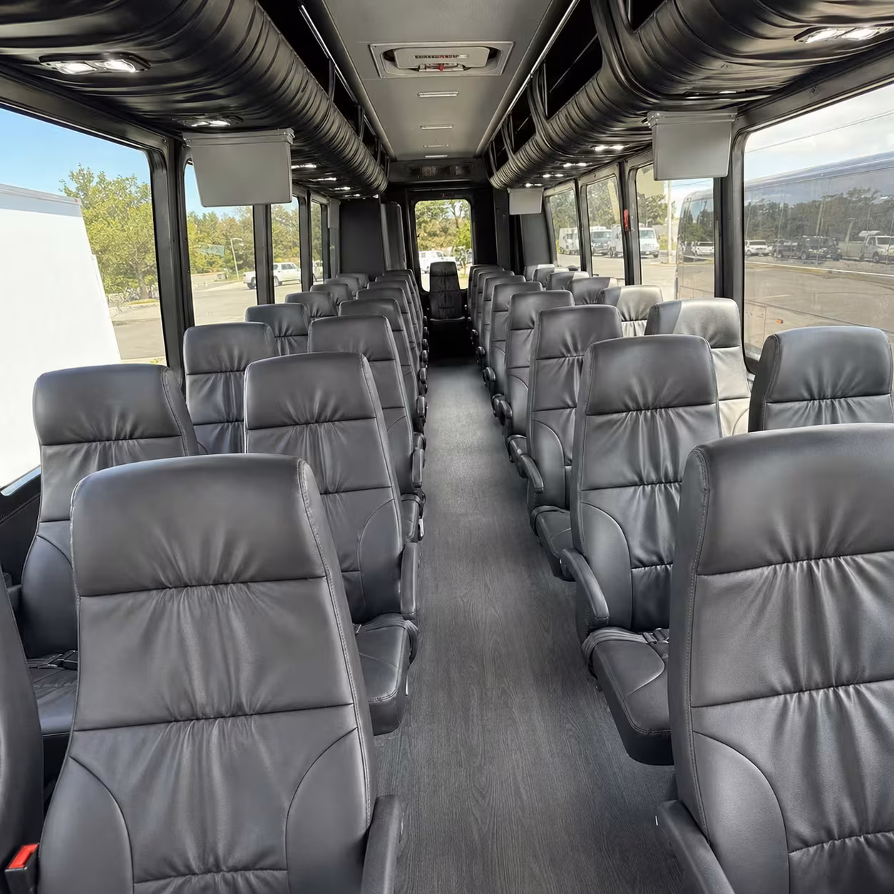 30 passenger minibus inside