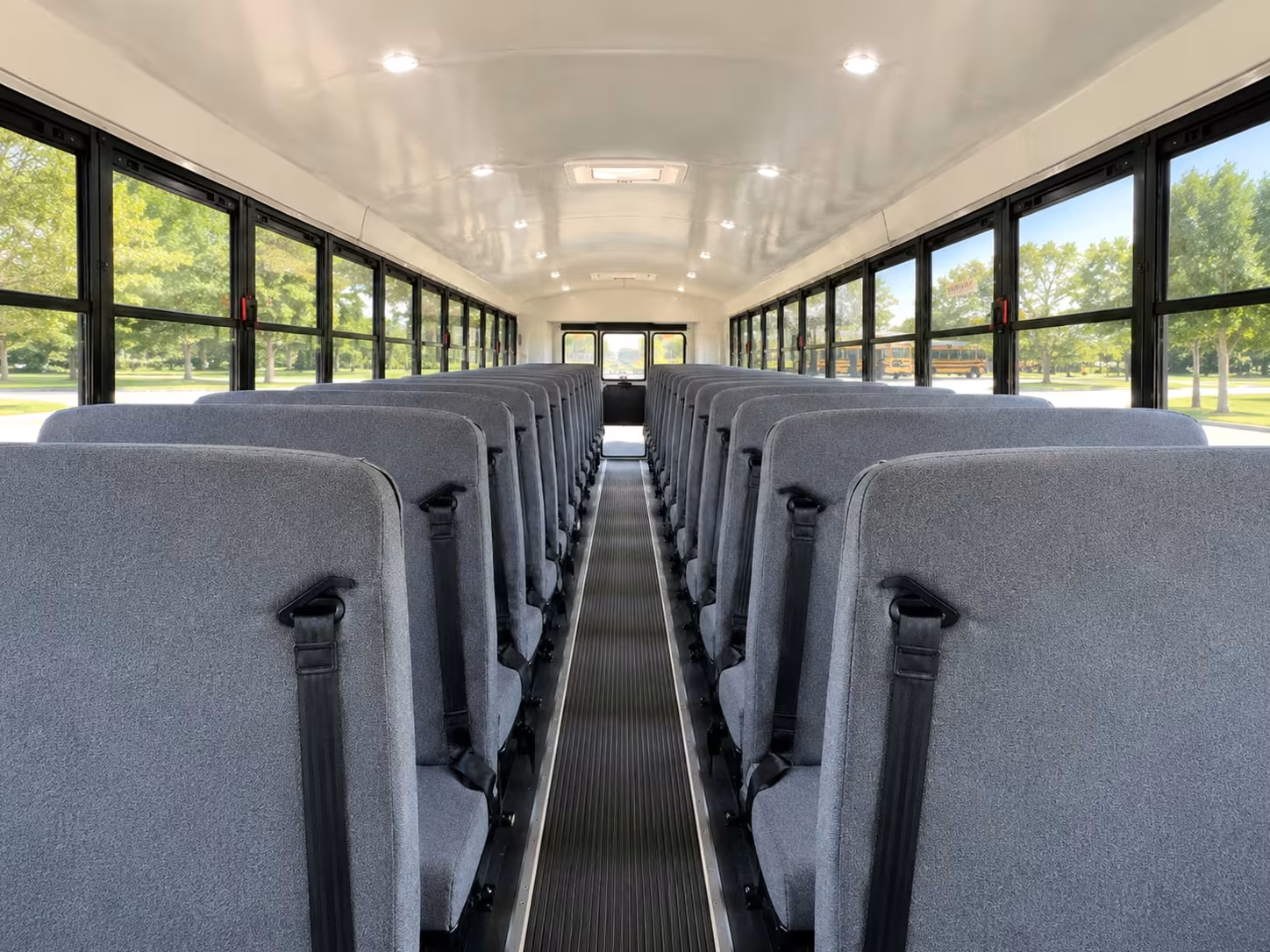 school bus interior