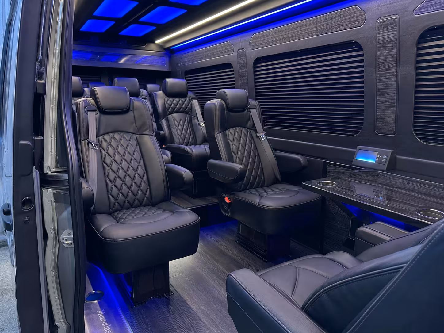 sprinter van transportation for groups and events across bridgeport