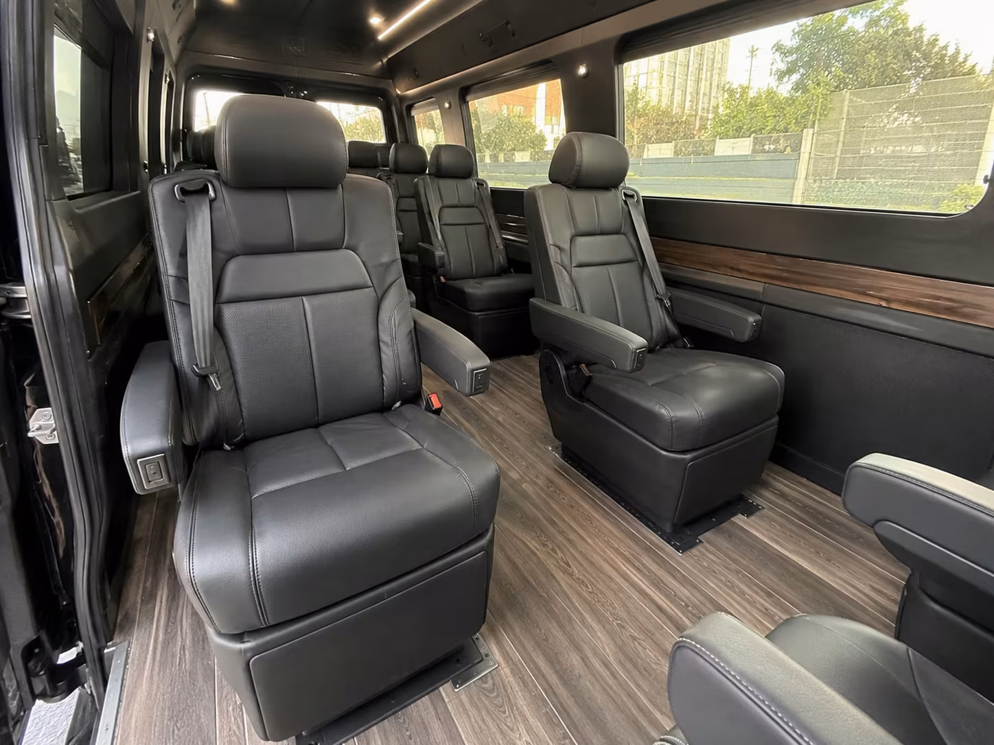 sprinter van with driver interior