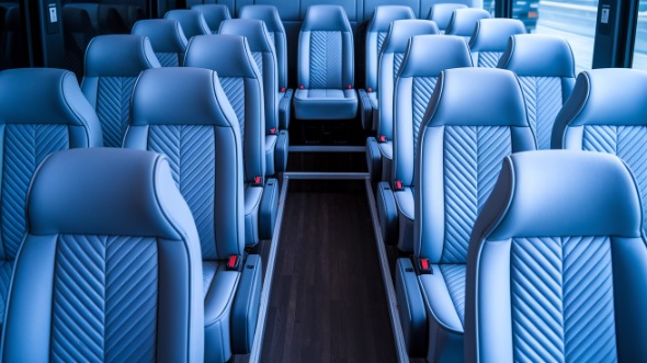 15 passenger minibus interior