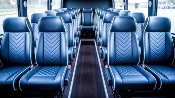 bridgeport 15 passenger minibus inside