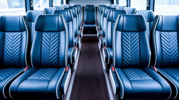 bridgeport 18 passenger minibus inside