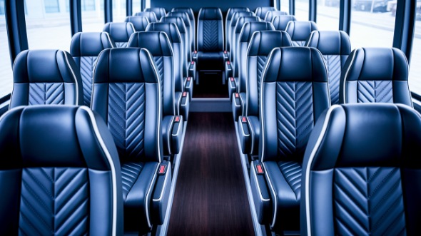 bridgeport 20 passenger minibus inside