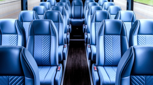 bridgeport 20 passenger minibus interior