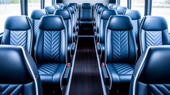 bridgeport 25 passenger minibus inside