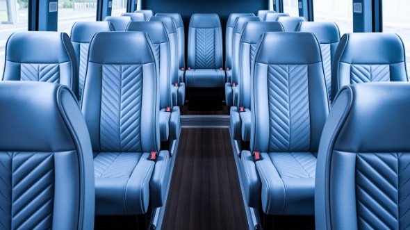 bridgeport 28 passenger minibus inside