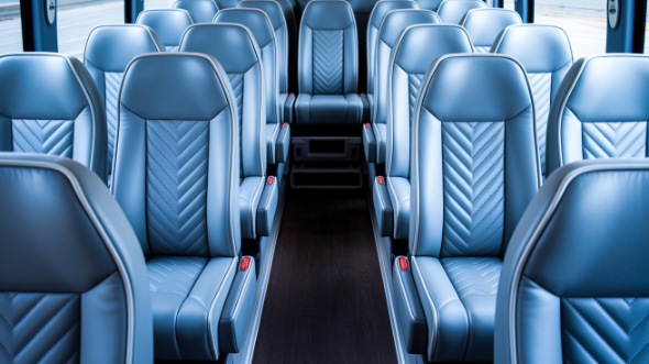 bridgeport 28 passenger minibus interior