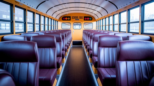 bridgeport school bus rental inside