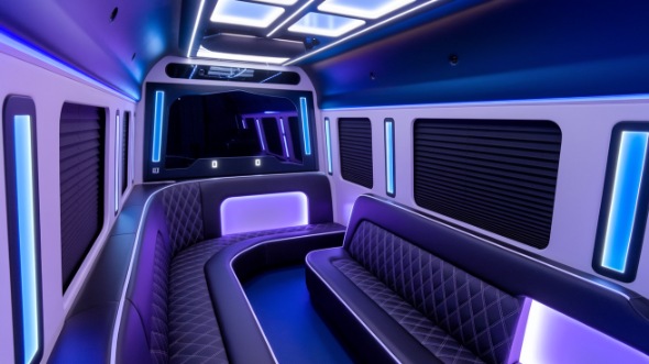 bridgeport sprinter limo rental inside
