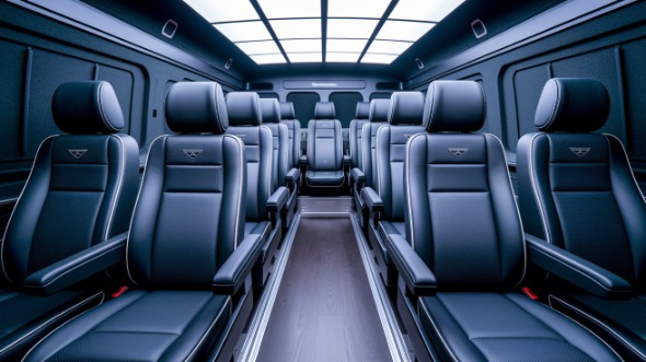 bridgeport sprinter van with driver interior